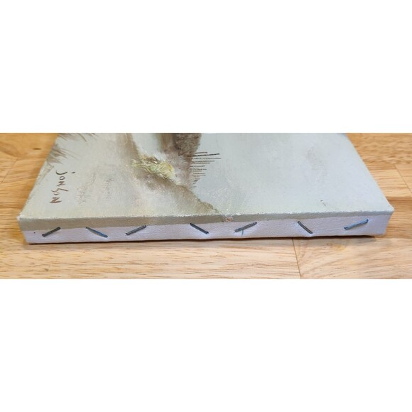 Painting "8x10" Beach, Seagull, Boat and Lighthouse Scene On Canvas-Jonson - Picture 4 of 7